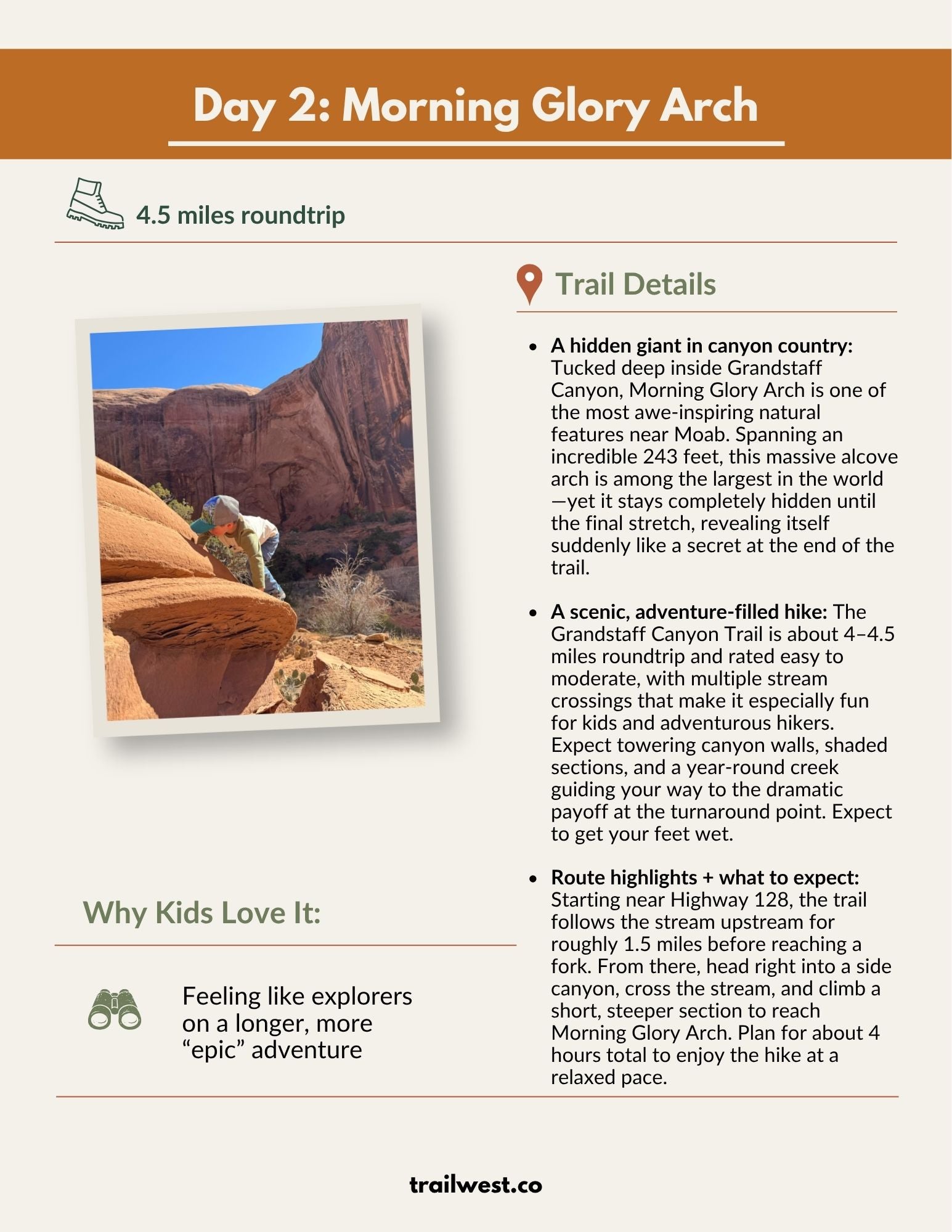 Moab Family Adventure Itinerary (3-day)